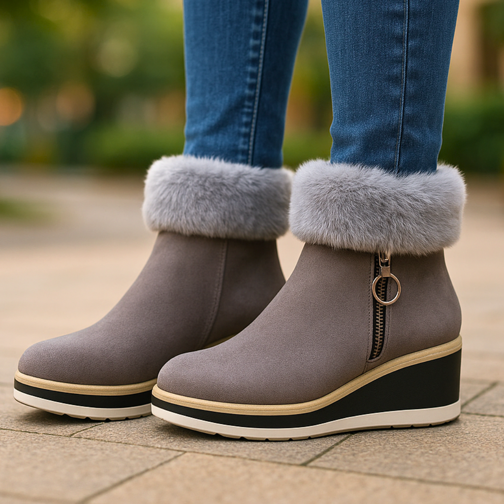 Alpine Avenue Fur Boots