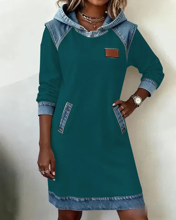 Lunariae – Casual Winter Hoodie Dress