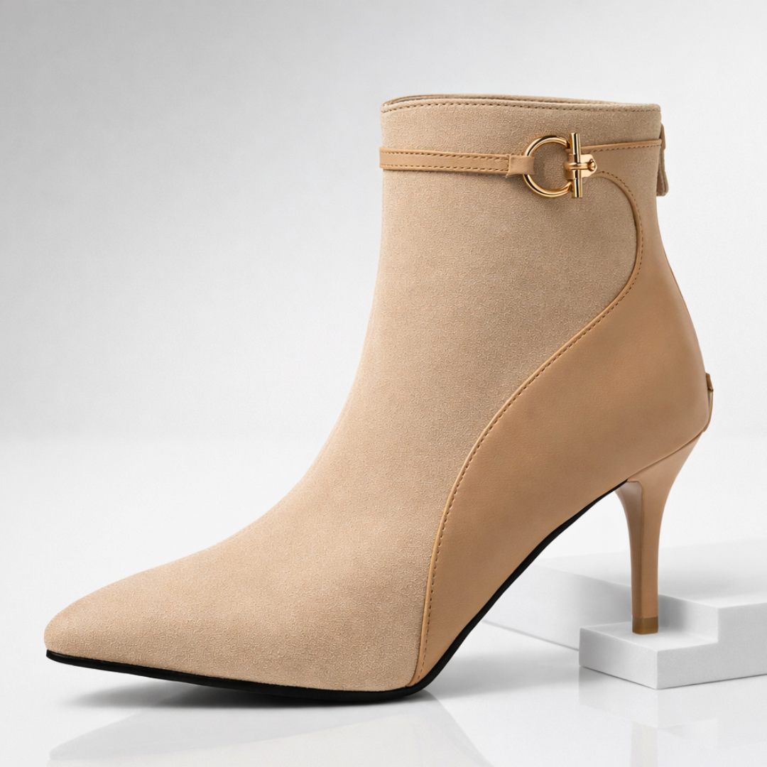 Seraphina Two-Tone Vintage Boots
