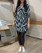 ALEXANDRA™ | Women Printed Loose-Fit Top