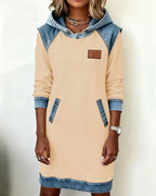 Lunariae – Casual Winter Hoodie Dress