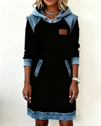 Lunariae – Casual Winter Hoodie Dress