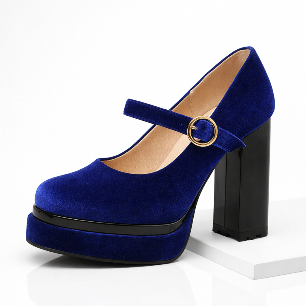 Seraphina Velvet Platform Pumps