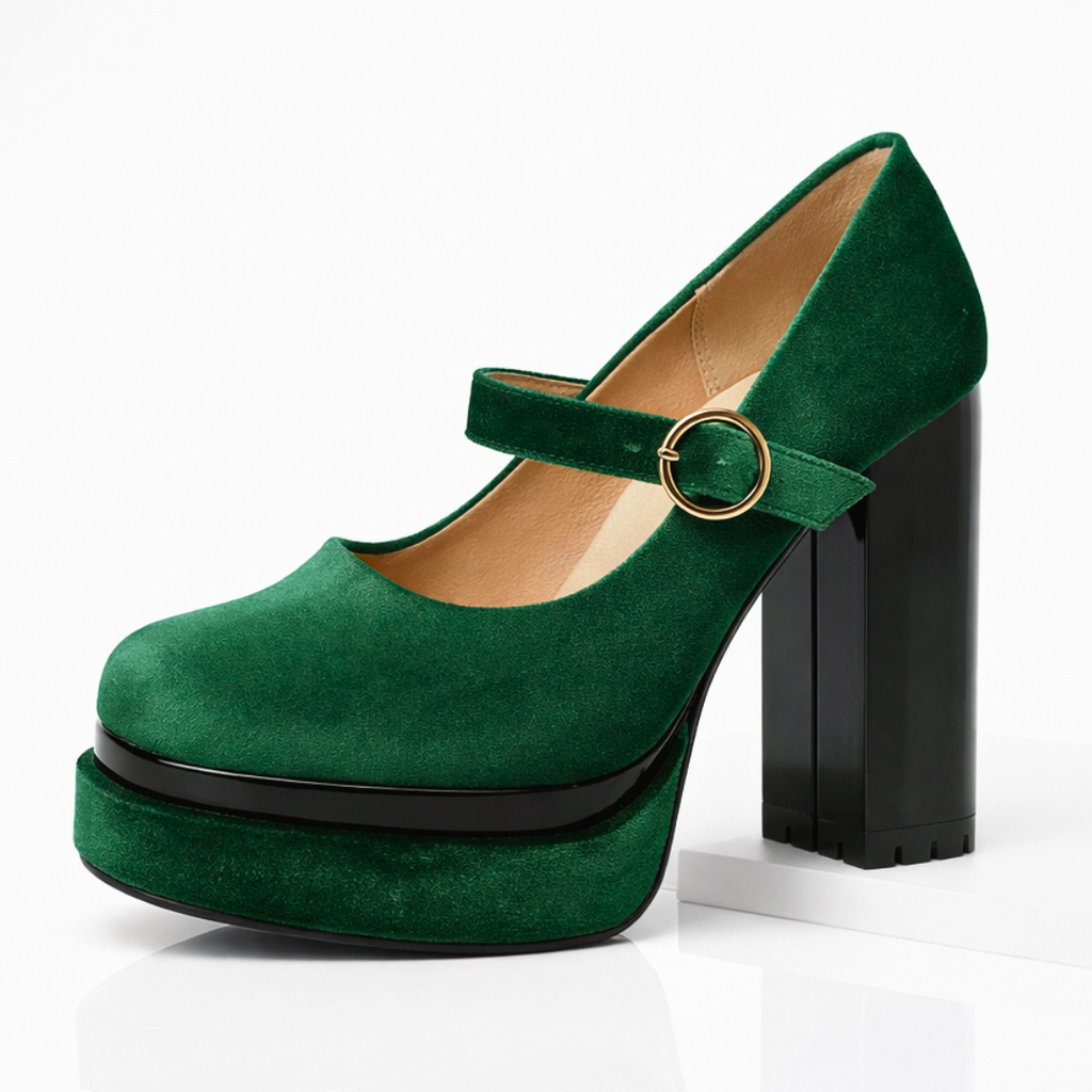 Seraphina Velvet Platform Pumps