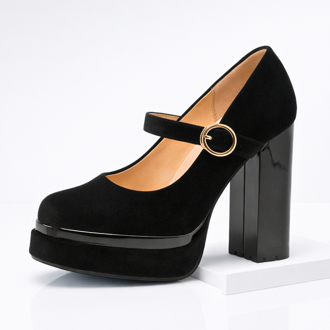 Seraphina Velvet Platform Pumps