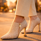 Seraphina Rhinestone Kitten Heels