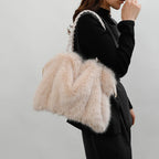 Melanie Faux Mink Fur Tote