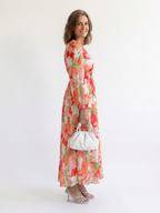 Althea | Long Sleeve Floral Maxi Dress