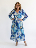 Althea | Long Sleeve Floral Maxi Dress