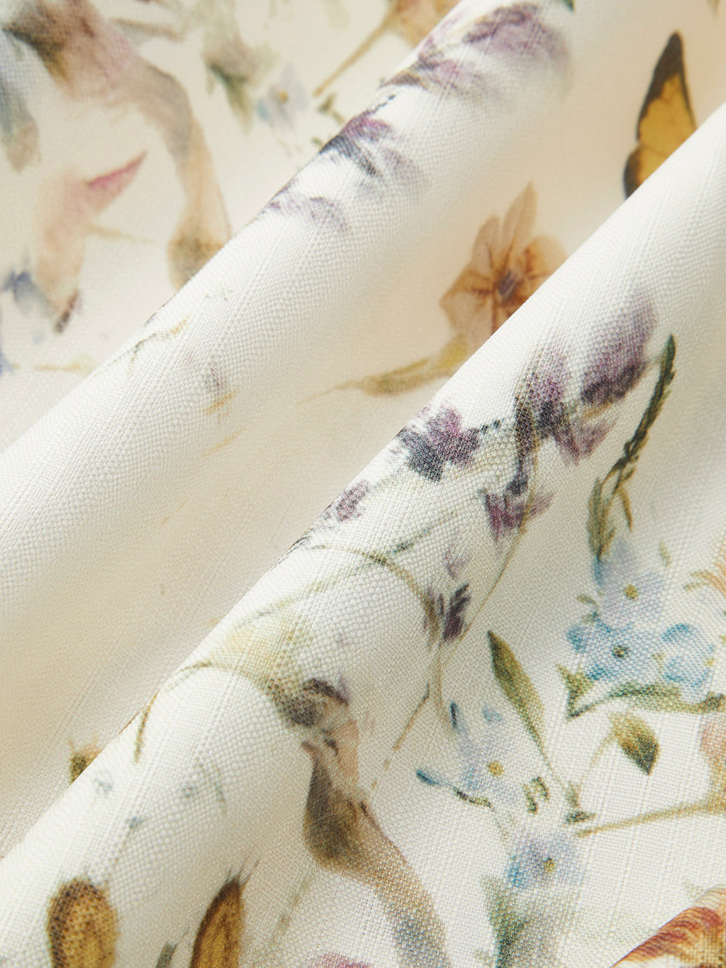 Belted Balloon Sleeve Floral Dress