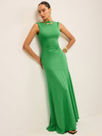 Sleeveless Backless Maxi Dress
