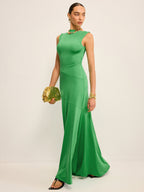 Sleeveless Backless Maxi Dress