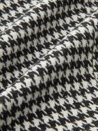 Houndstooth Tweed Belted Vest