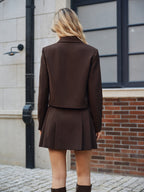 Collared Metal Button Jacket