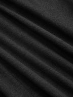 Metal Detail Color-Block Velvet Panel Dress