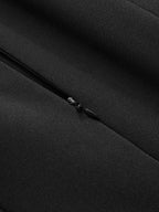 Button Detail Flared Hem Cami Dress