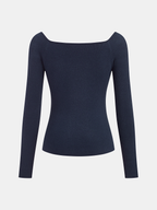 Long Sleeve Top & Capelet Knit Two-Piece Set