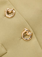 Metal Detail One-Shoulder Asymmetric Vest