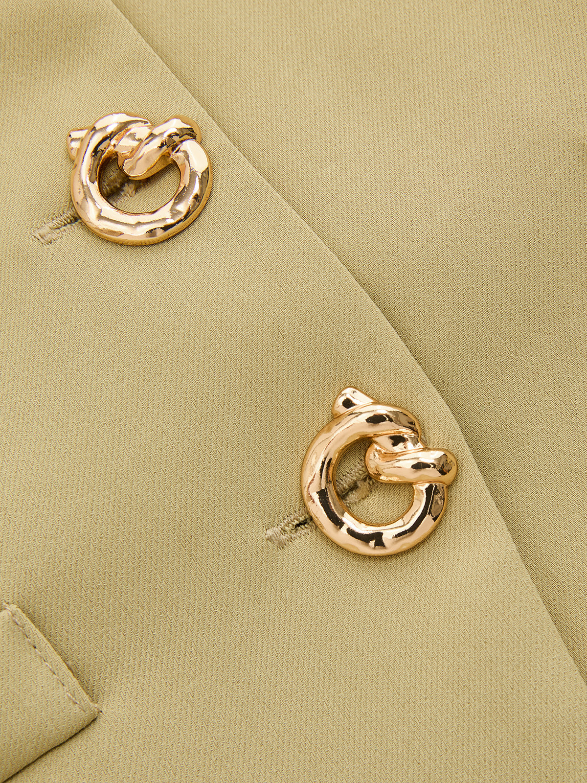 Metal Detail One-Shoulder Asymmetric Vest
