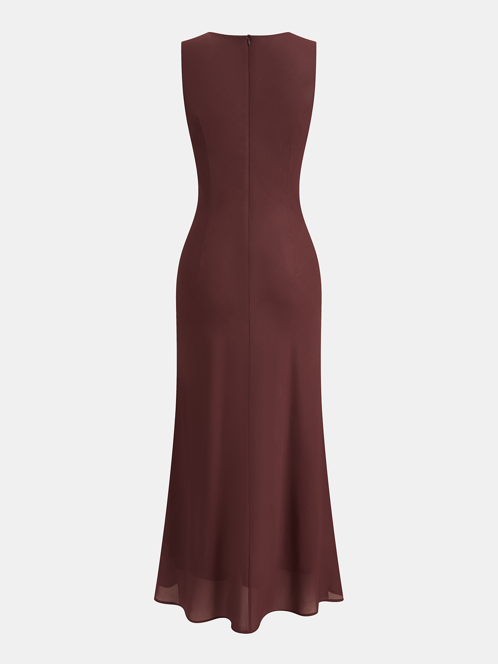 Sleeveless Floral Print Maxi Dress