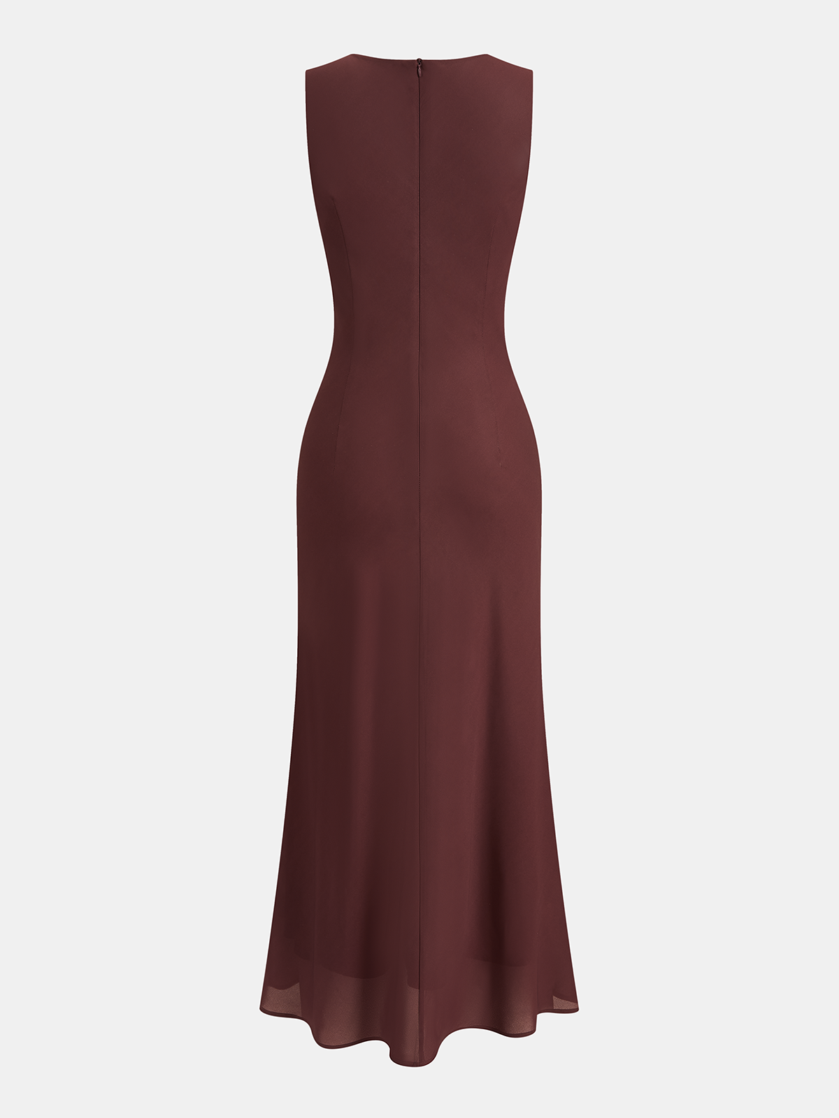Sleeveless Floral Print Maxi Dress