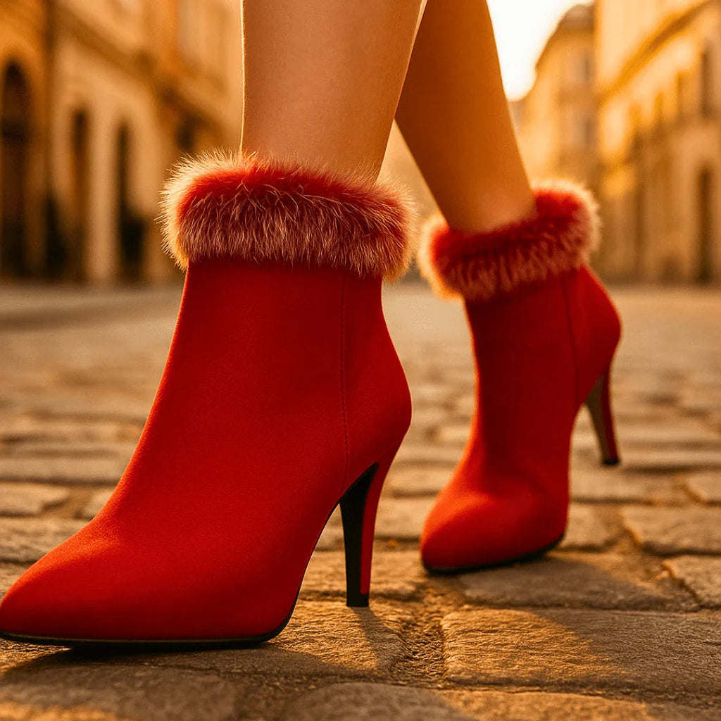 Aurora Bell Fur Boots