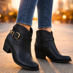 Darcy West Leather Ankle Boots