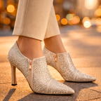 Seraphina Rhinestone Kitten Heels