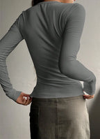 Luxe Rib Henley