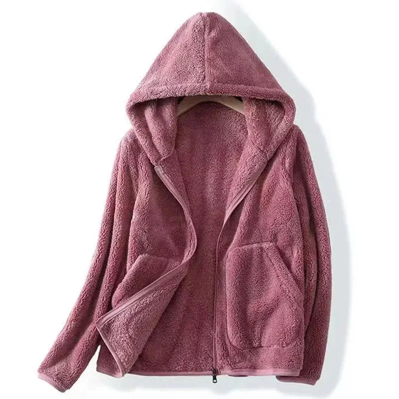Aurora Coral Fleece Jacket