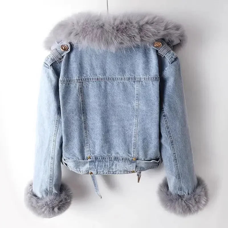 Delmare Fur-Trim Jacket