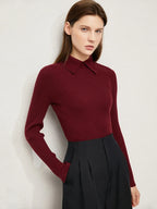 Audrey Wool Blend Polo