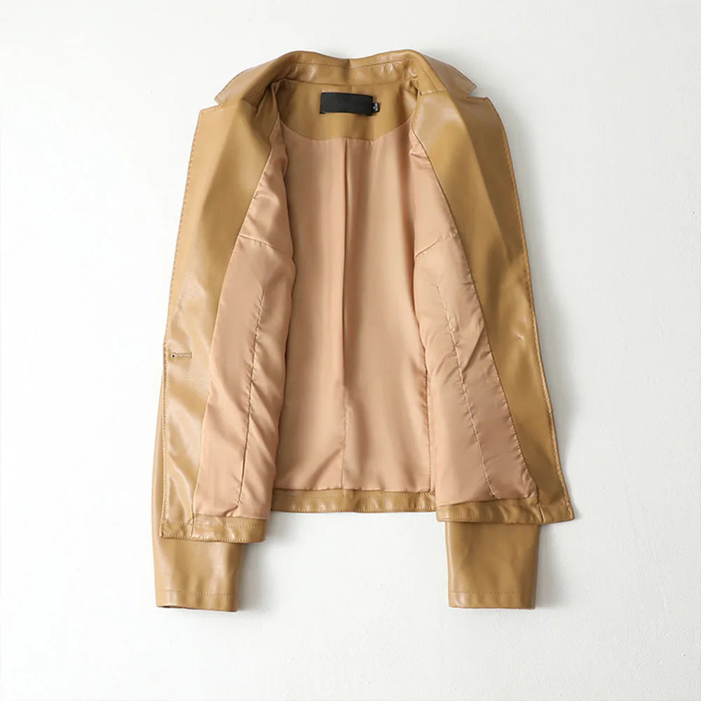 Harper Lambskin Leather Blazer