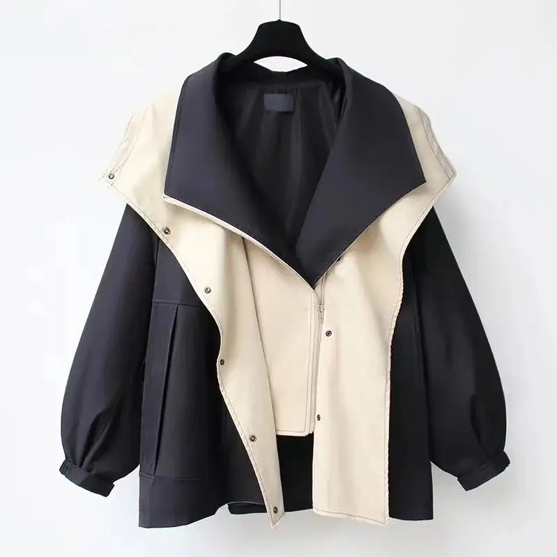 Everly Layered Panel Windbreaker