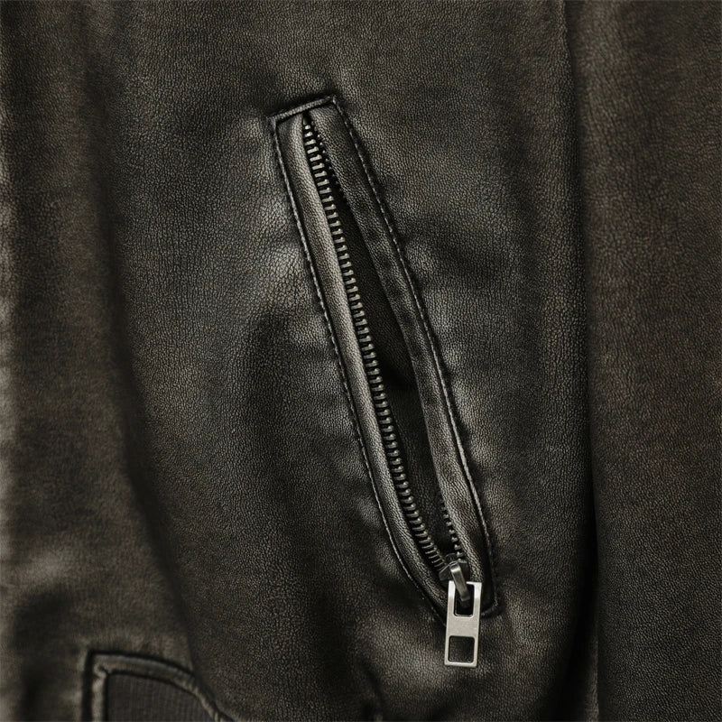 Cityscape Leather Jacket