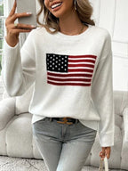 Ellis American Flag Sweater