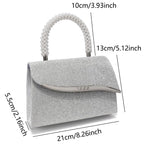 Ava Sequin Pearl Clutch
