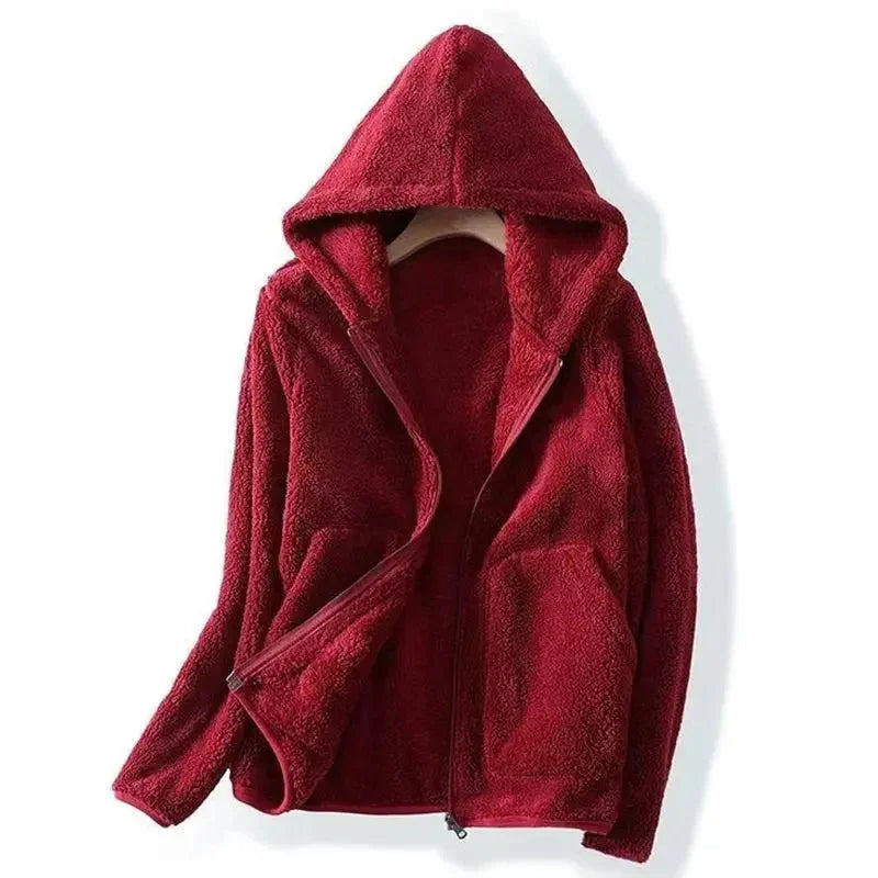 Aurora Coral Fleece Jacket