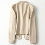 Harper Lambskin Leather Blazer