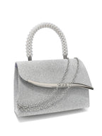 Ava Sequin Pearl Clutch