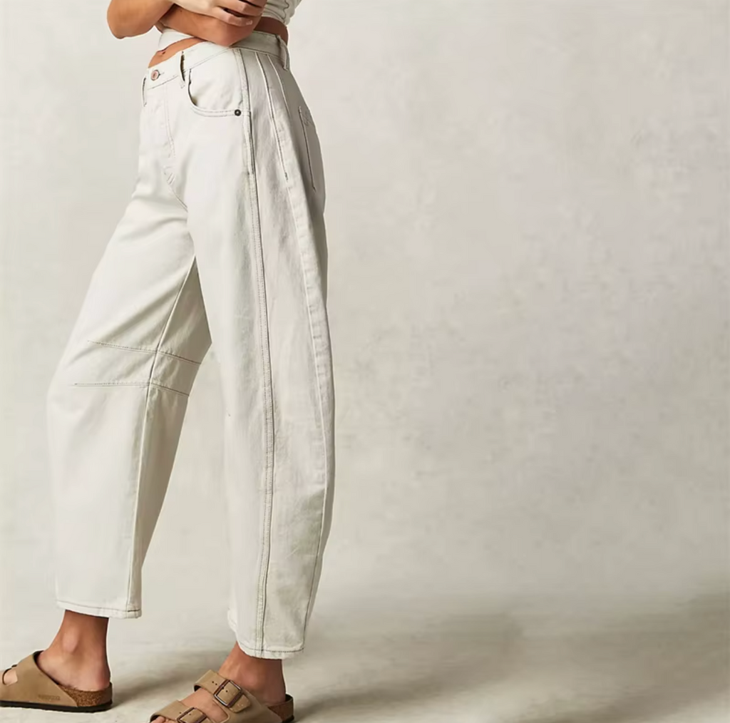Boho Baggy Wide-Legs Jeans