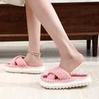 Lush Mellowz Linen Slippers