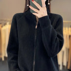 Charlotte Prestige Wool Zip Up