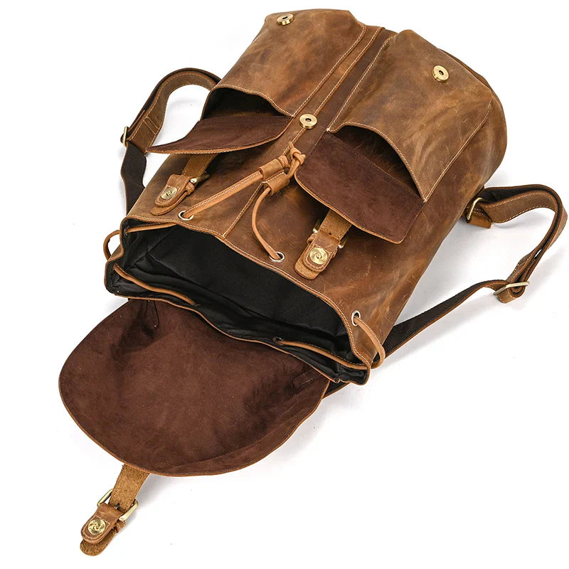 Hudson Genuine Leather Backpack