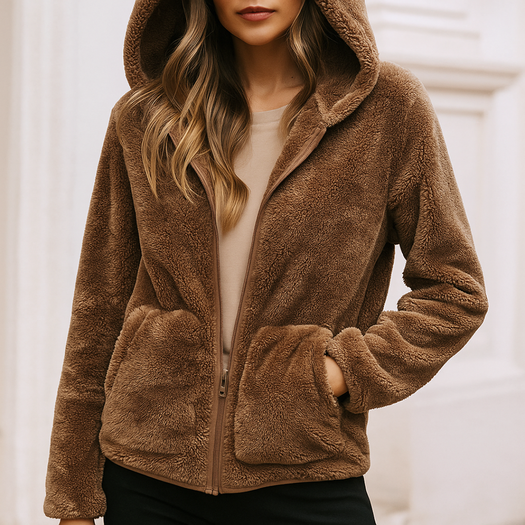 Aurora Coral Fleece Jacket