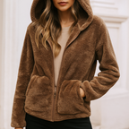 Aurora Coral Fleece Jacket
