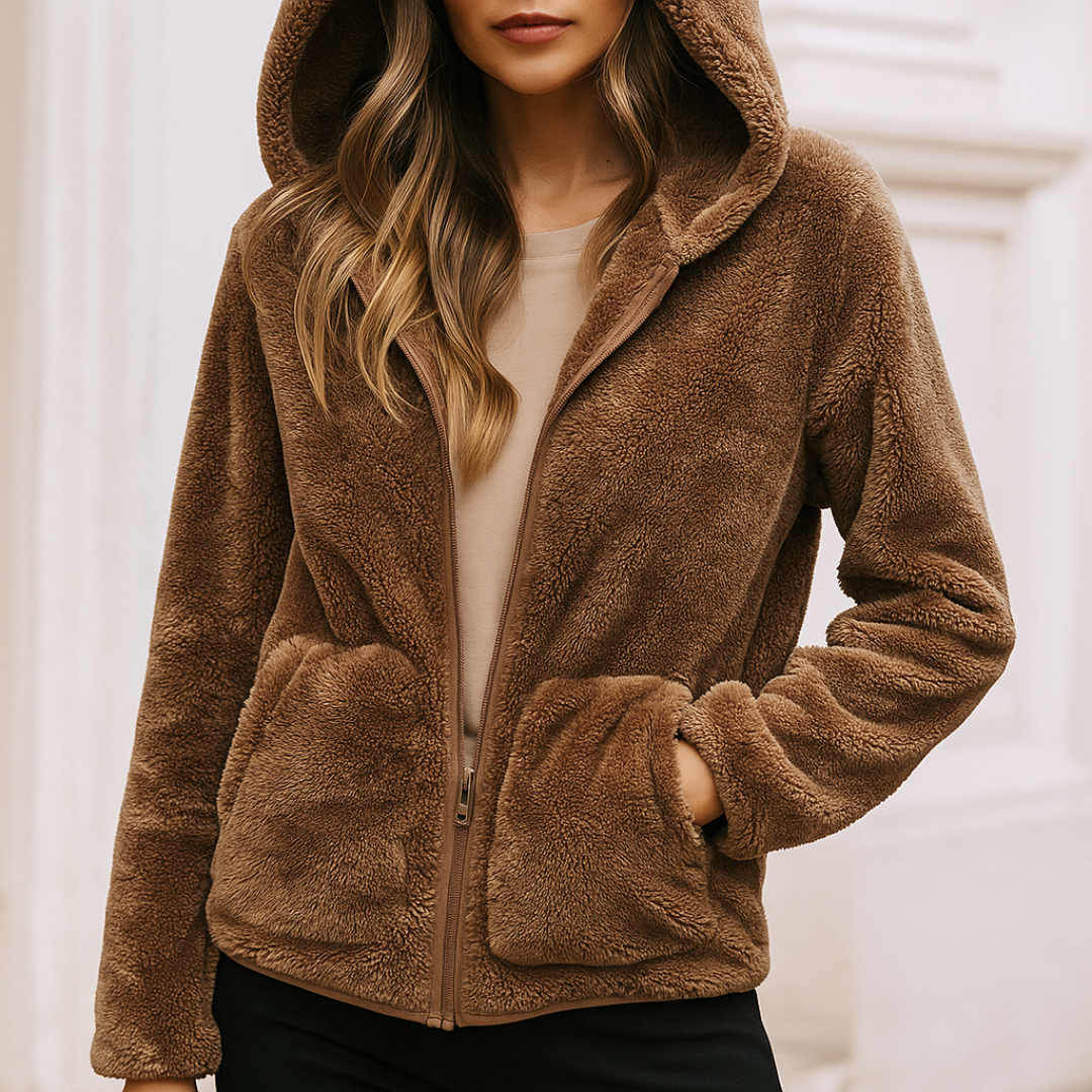 Aurora Coral Fleece Jacket