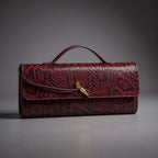 Sammi Snake Print Clutch