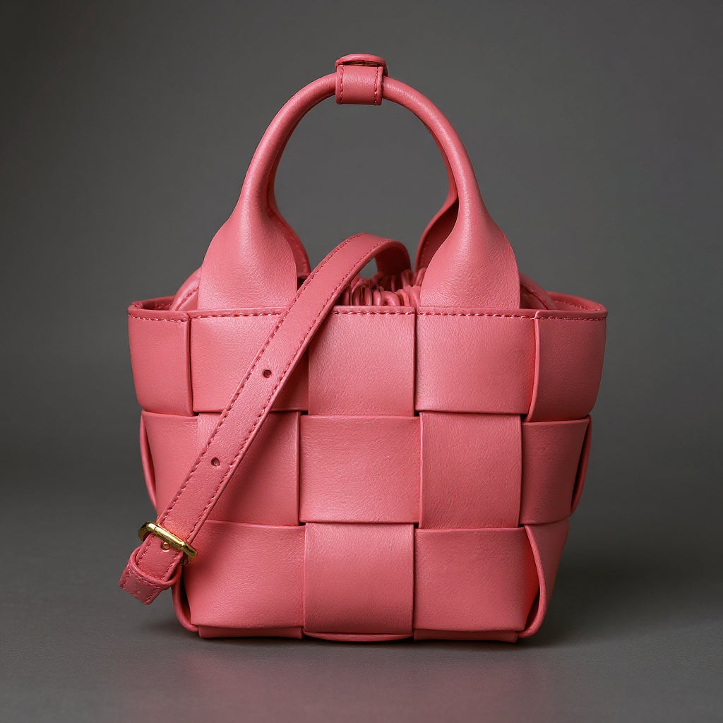 Wynn Woven Mini Basket Bag