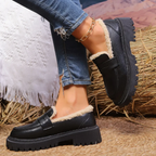 Keller Sherpa-Lined Platform Loafer